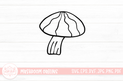 Mushroom Doodle Clipart Product Image 1