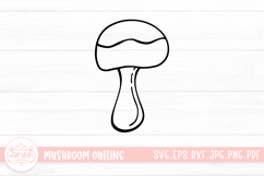 Mushroom Doodle Clipart Product Image 1