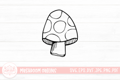 Mushroom Doodle Clipart Product Image 1