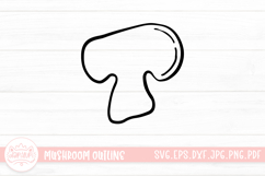 Mushroom Doodle Clipart Product Image 1