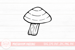 Mushroom Doodle Clipart Product Image 1