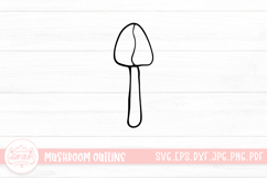 Mushroom Doodle Clipart Product Image 1