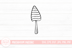 Mushroom Doodle Clipart Product Image 1