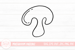 Mushroom Doodle Clipart Product Image 1