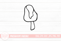 Mushroom Doodle Clipart Product Image 1