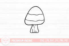 Mushroom Doodle Clipart Product Image 1