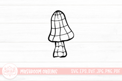 Mushroom Doodle Clipart Product Image 1