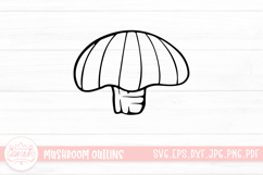 Mushroom Doodle Clipart Product Image 1