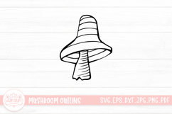 Mushroom Doodle Clipart Product Image 1