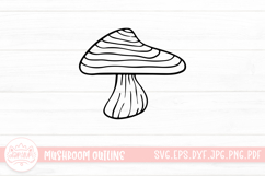 Mushroom Doodle Clipart Product Image 1