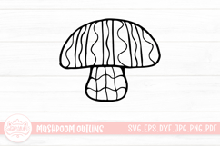 Mushroom Doodle Clipart Product Image 1