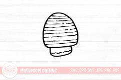 Mushroom Doodle Clipart Product Image 1