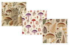 mushroom dye garden, natural pigment design, eco printing pattern, sustainable textile paper, foraged color swatches, fungi pigment art, organic dye pattern, botanical color garden, earth tone design, craft revival background