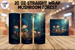 Fantasy Mushroom Fairy Forest Sublimation Tumbler Wrap Product Image 1