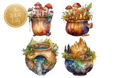 Potted Micro Worlds Clipart Set - 25 .PNG Files Product Image 5