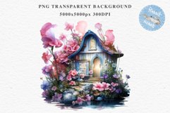 Mushroom Hut Fairy House Landscape Watercolor Clipart PNG Nursery  art Transparent Print for invitation t-shirt designs sublimation kids travel vacation watercolor Mushroom hut house png, landscape clipart, Fairy tale children sublimation clip art