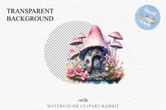 Mushroom Hut Fairy House Landscape Watercolor Clipart PNG Nursery  art Transparent Print for invitation t-shirt designs sublimation kids travel vacation watercolor Mushroom hut house png, landscape clipart, Fairy tale children sublimation clip art