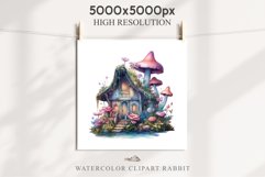 Mushroom Hut Fairy House Landscape Watercolor Clipart PNG Nursery  art Transparent Print for invitation t-shirt designs sublimation kids travel vacation watercolor Mushroom hut house png, landscape clipart, Fairy tale children sublimation clip art