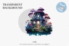 Mushroom Hut Fairy House Landscape Watercolor Clipart PNG Nursery  art Transparent Print for invitation t-shirt designs sublimation kids travel vacation watercolor Mushroom hut house png, landscape clipart, Fairy tale children sublimation clip art