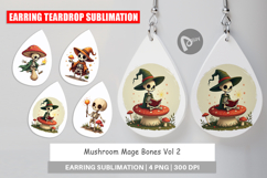 Earring Mushroom Mage Skeletons Product Image 1