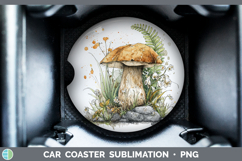 GorgeousMushroom Sketch Car Coaster design.