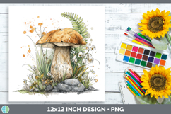 GorgeousMushroom Sketch Paper Backgrounds design.