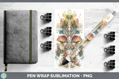 GorgeousMushroom Sketch Pen Wrap design.