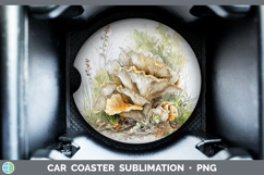 GorgeousMushroom Sketch Car Coaster design.
