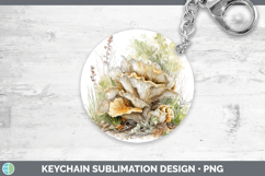 GorgeousMushroom Sketch Keychain design.