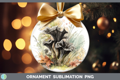 GorgeousMushroom Sketch Ornament design.