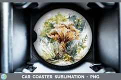 GorgeousMushroom Sketch Car Coaster design.