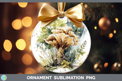 GorgeousMushroom Sketch Ornament design.