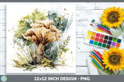 GorgeousMushroom Sketch Paper Backgrounds design.