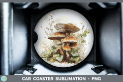 GorgeousMushroom Sketch Car Coaster design.