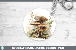 GorgeousMushroom Sketch Keychain design.