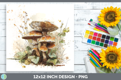 GorgeousMushroom Sketch Paper Backgrounds design.