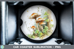 GorgeousMushroom Sketch Car Coaster design.