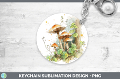 GorgeousMushroom Sketch Keychain design.
