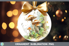 GorgeousMushroom Sketch Ornament design.