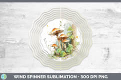 GorgeousMushroom Sketch Wind Spinner design.