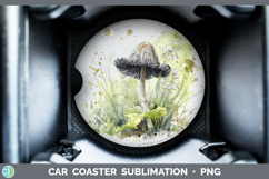GorgeousMushroom Sketch Car Coaster design.