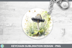 GorgeousMushroom Sketch Keychain design.