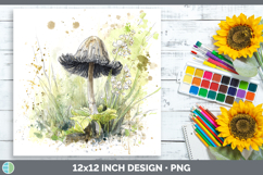 GorgeousMushroom Sketch Paper Backgrounds design.