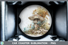 GorgeousMushroom Sketch Car Coaster design.