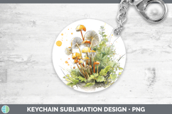 GorgeousMushroom Sketch Keychain design.