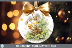 GorgeousMushroom Sketch Ornament design.