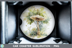 GorgeousMushroom Sketch Car Coaster design.