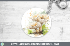 GorgeousMushroom Sketch Keychain design.