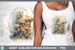 GorgeousMushroom Sketch Shirt design.