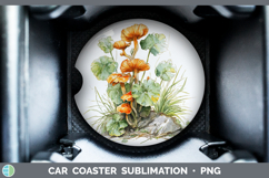 GorgeousMushroom Sketch Car Coaster design.